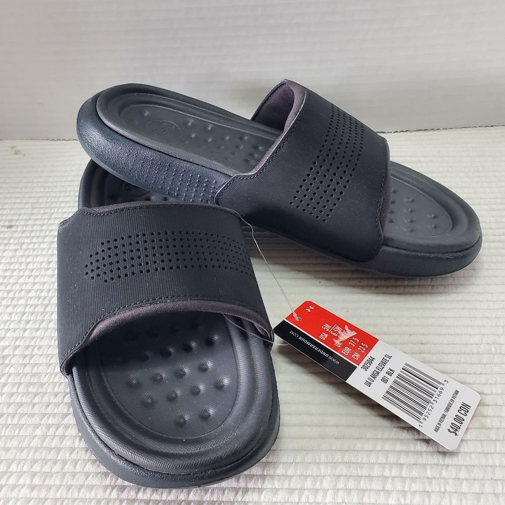 Under Armour Slides Women's SIze 6.5W Mens 5M New 3025044 UA U Ansa Elevate SL
